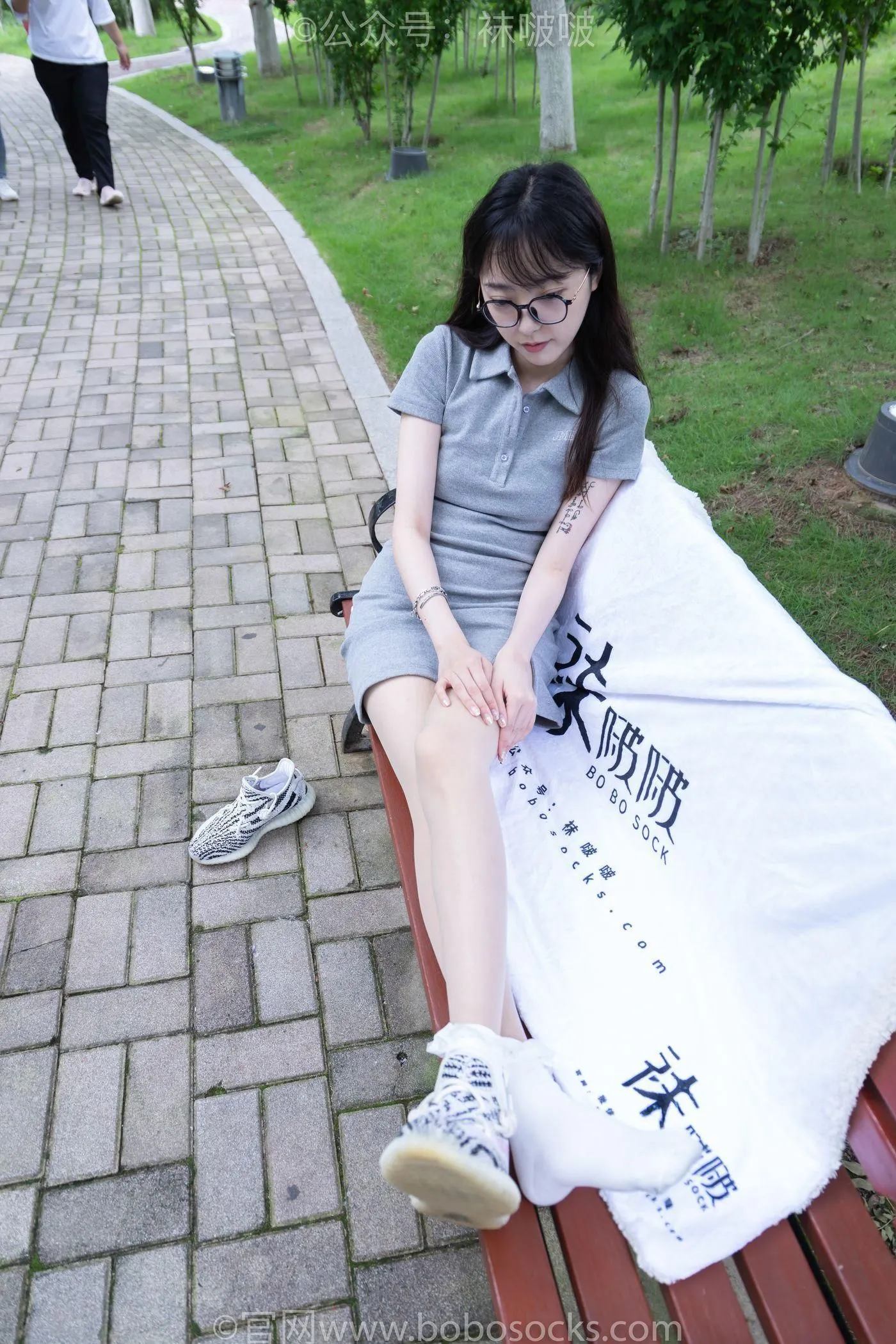 [BoBoSocks袜啵啵]NO.019 稚予-椰子、白棉袜、肉丝 [147P]插图6